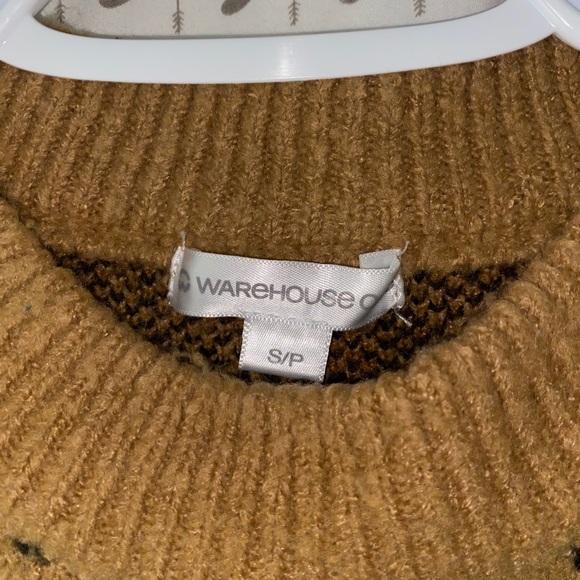 Warehouse One leopard print sweater - Picture 3 of 3